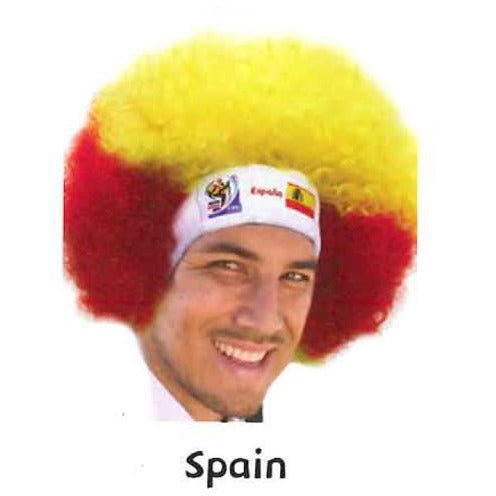 Retro Official Soccer Afro Wig hat from 2010 games.
