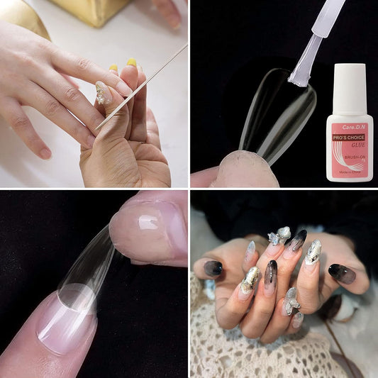 Care.D.N Glue on Nails, Brush on Nail Glue