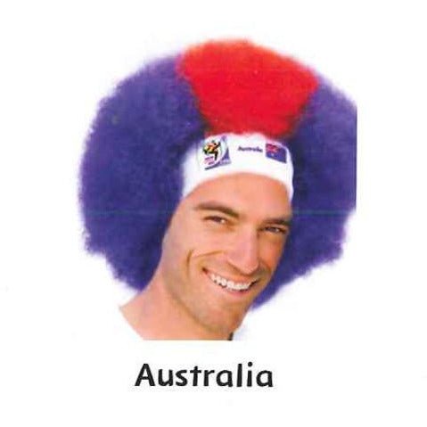 Retro Official Soccer Afro Wig hat from 2010 games.