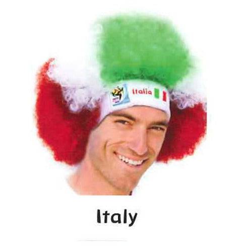 Retro Official Soccer Afro Wig hat from 2010 games.