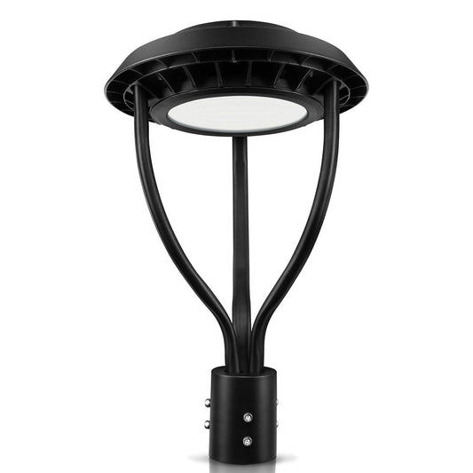 LED Circular Area Post top Light with Photocell 60W 80W 100W 150W, 3000K/4000K5000K Waterproof Outdoor Post Top Lighting for Garden Street ETL DLC Listed
