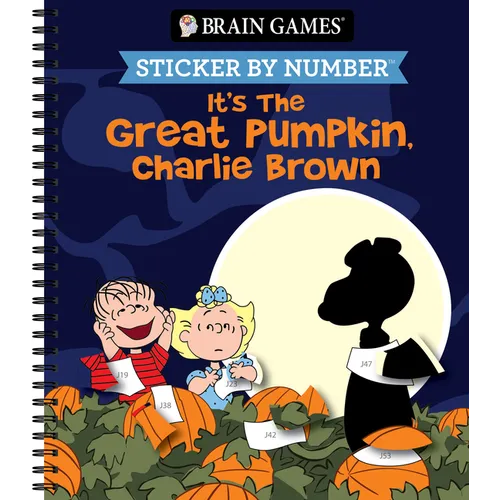 Brain Games - Sticker by Number: It's the Great Pumpkin, Charlie Brown (Halloween)
