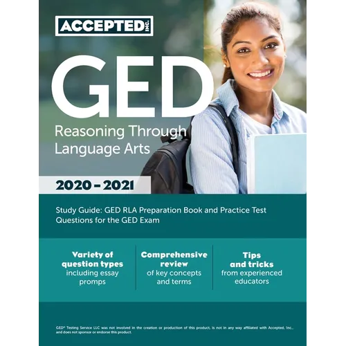 GED Reasoning Through Language Arts Study Guide: GED RLA Preparation Book and Practice Test Questions for the GED Exam