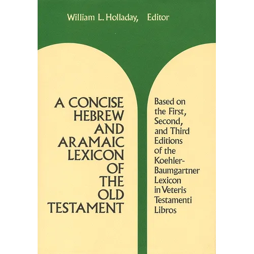 A Concise Hebrew and Aramaic Lexicon of the Old Testament