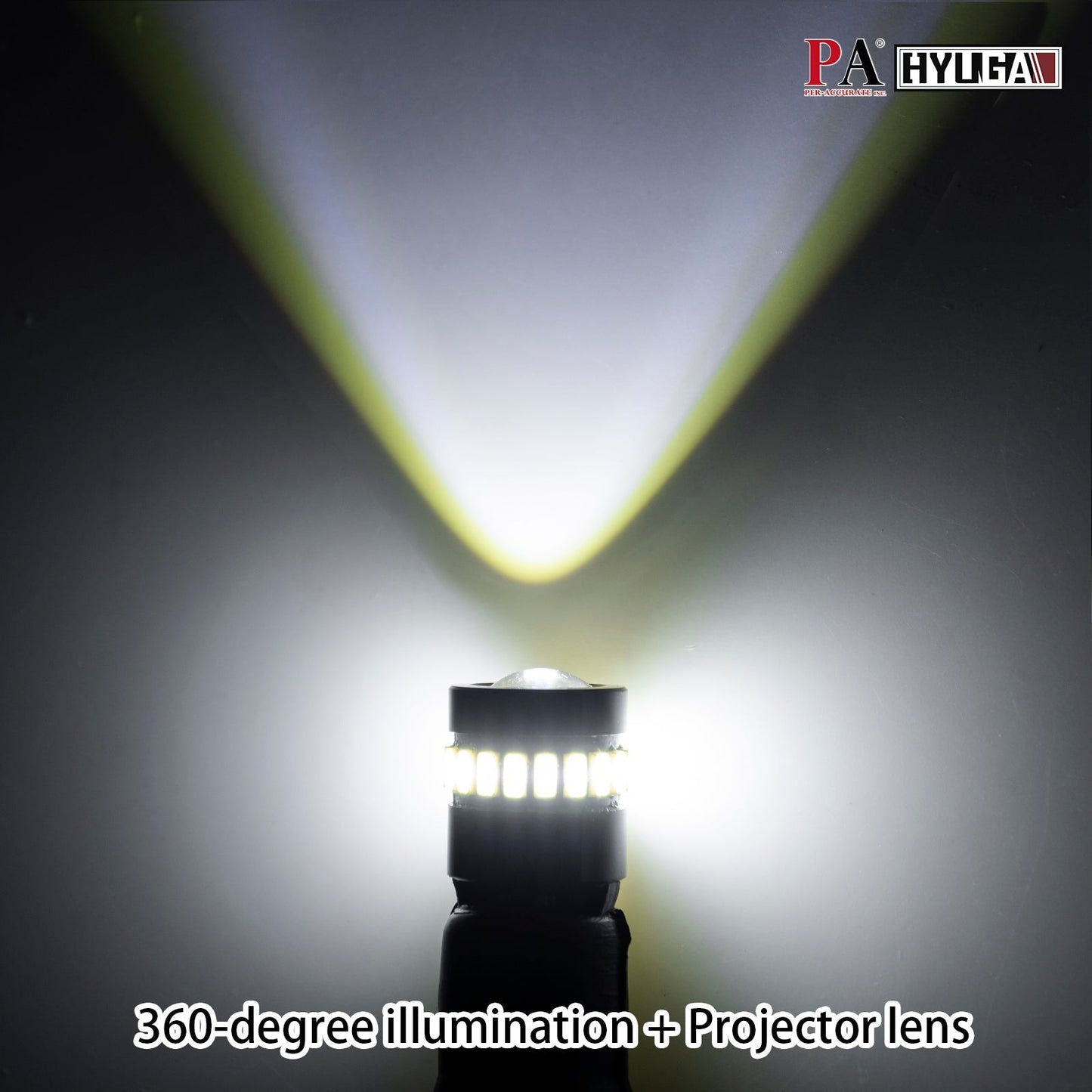 HYUGA BL9 T10 W5W 194 LED Bulb 6000K White 19SMD CANBUS Anti - Flicker for Interior Lamp License Plate Trunk light Plug and Play (Pack of 2) - PA LED BULB - HYUGA - Little Red General Store