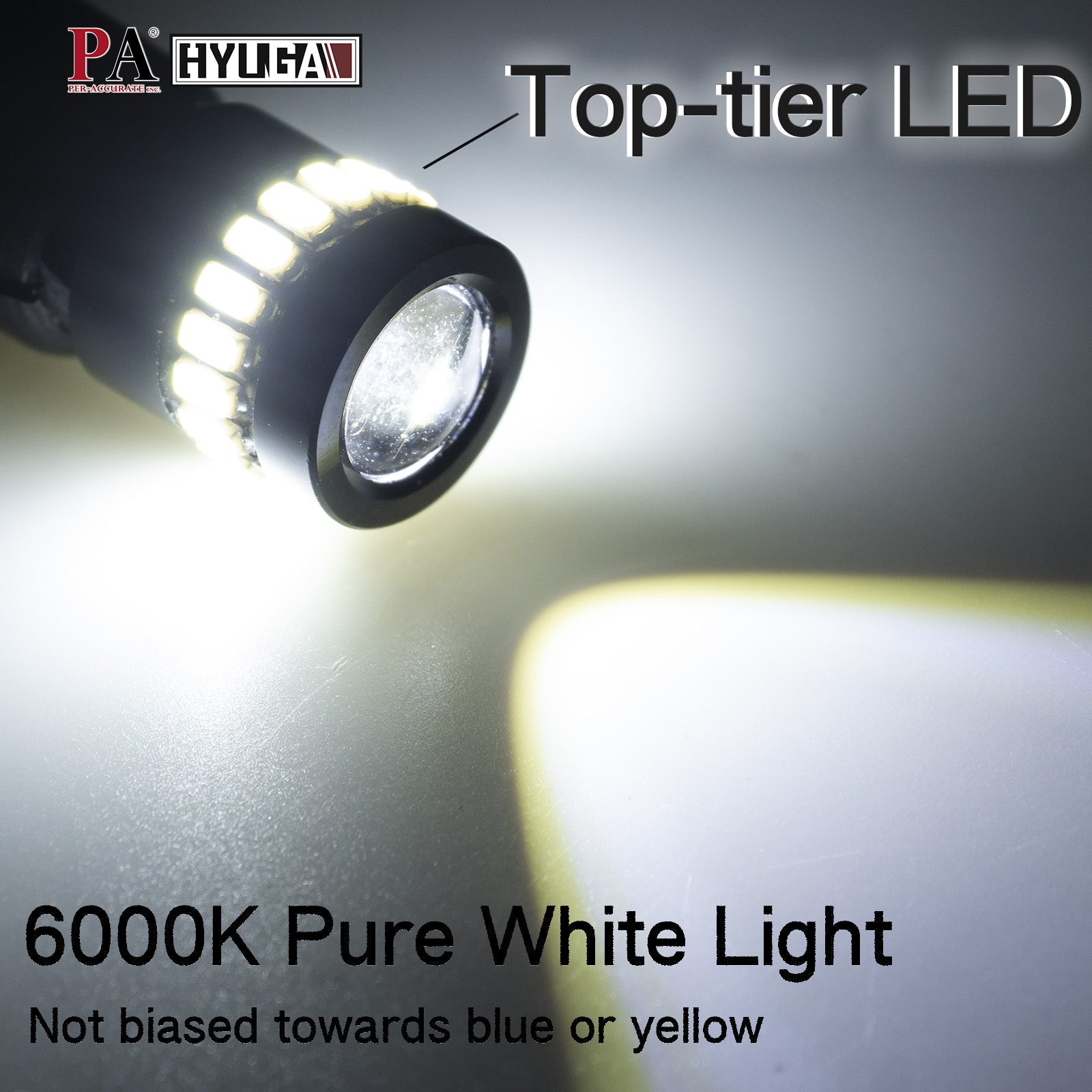 HYUGA BL9 T10 W5W 194 LED Bulb 6000K White 19SMD CANBUS Anti - Flicker for Interior Lamp License Plate Trunk light Plug and Play (Pack of 2) - PA LED BULB - HYUGA - Little Red General Store