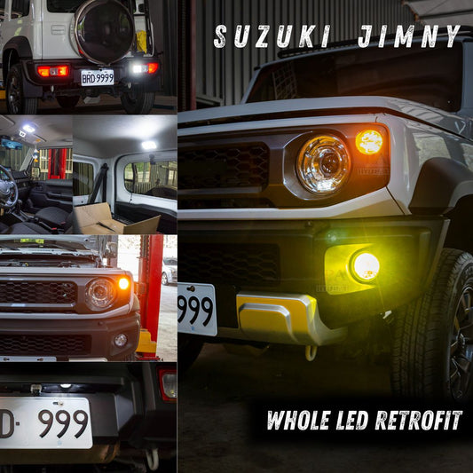 Suzuki Jimny LED Light Bulbs Replacement Retrofit Package - PA LED BULB - HYUGA - Little Red General Store