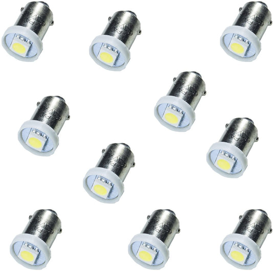 LED Bayonet LED Arcade Pinball Machine Light Bulb 1SMD BA9S 44 47 6.3V (10PCS) - PA LED BULB - HYUGA - Little Red General Store