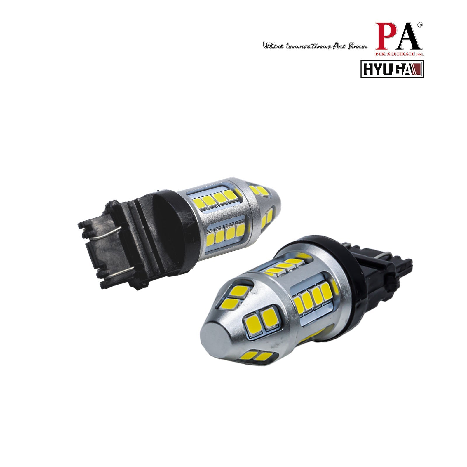 PA 30SMD 3157 2835 Auto LED Bulb 12V for Turn Signal Side Marker Stop Backup Tail Light (3056 3156 3156A 3057 4057 3157 4157 T25) - PA LED BULB - HYUGA - Little Red General Store