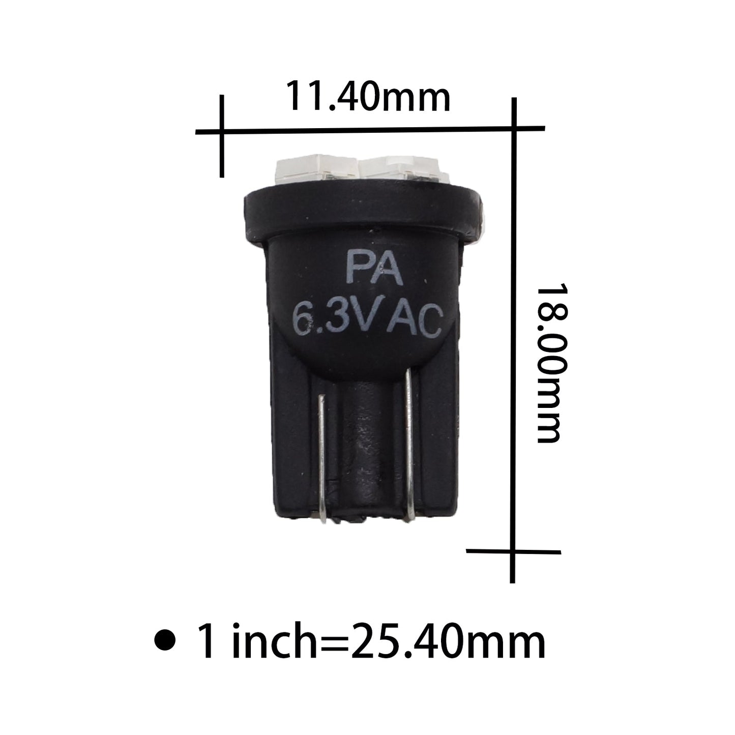 T10 168 194 12V LED instrument Panel Dash Cluster Light Bulb with 1/2" Twist Lock Socket - PA LED BULB - HYUGA - Little Red General Store