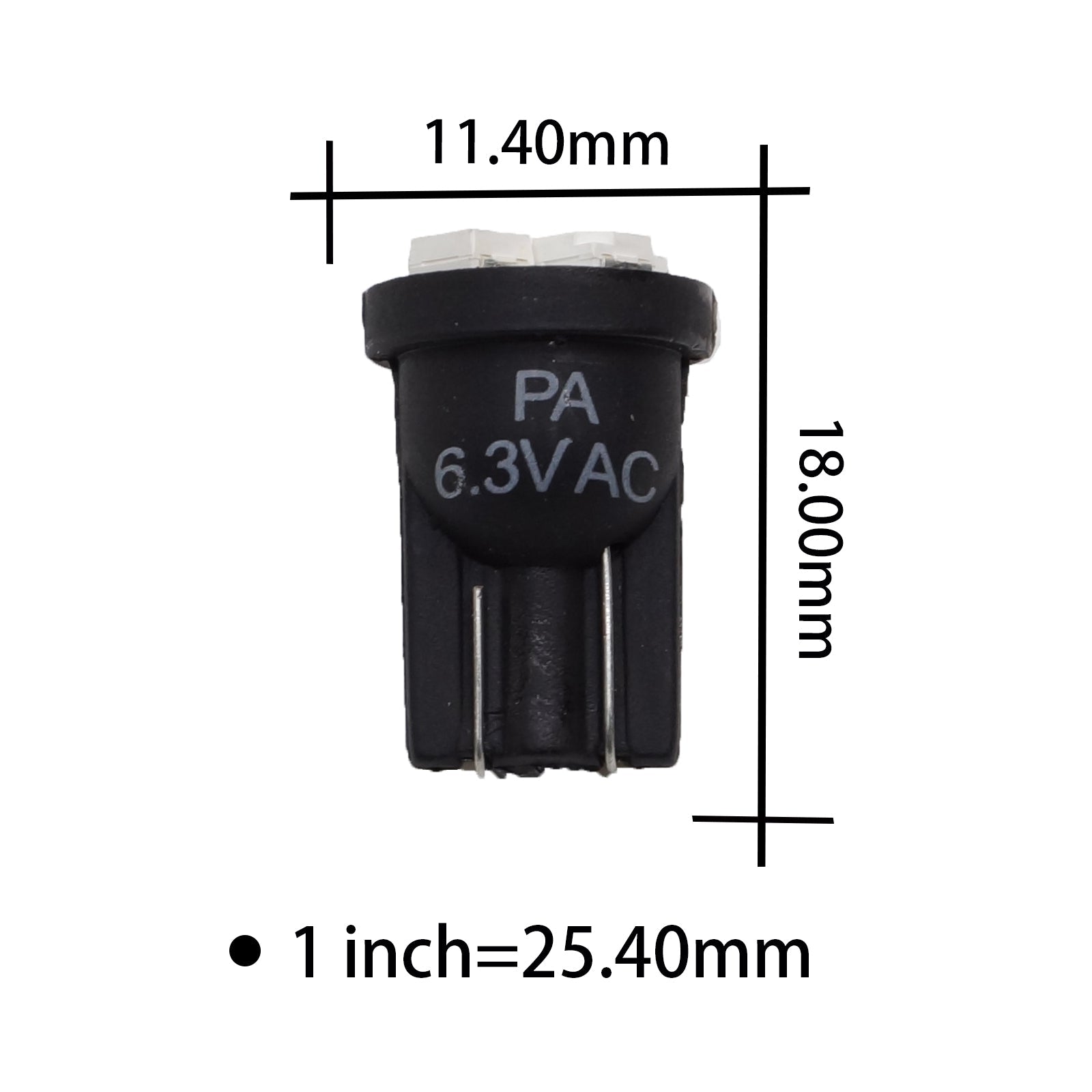 T10 168 194 12V LED instrument Panel Dash Cluster Light Bulb with 1/2" Twist Lock Socket - PA LED BULB - HYUGA - Little Red General Store