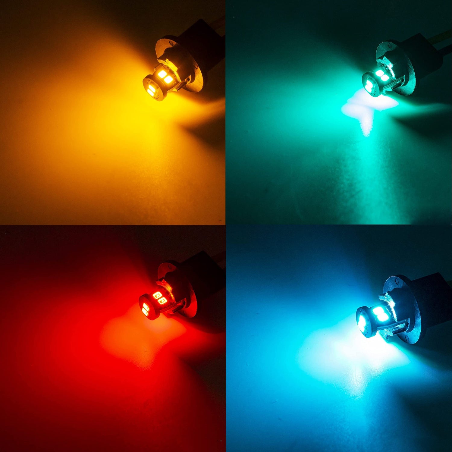 Fit For 1999 - 2004 Mustang GT LED T10 168 194 w5w Map Glove Box Light Bulb Canbus Colour | 6SMD 2835 series (2 Bulbs) - PA LED BULB - HYUGA - Little Red General Store