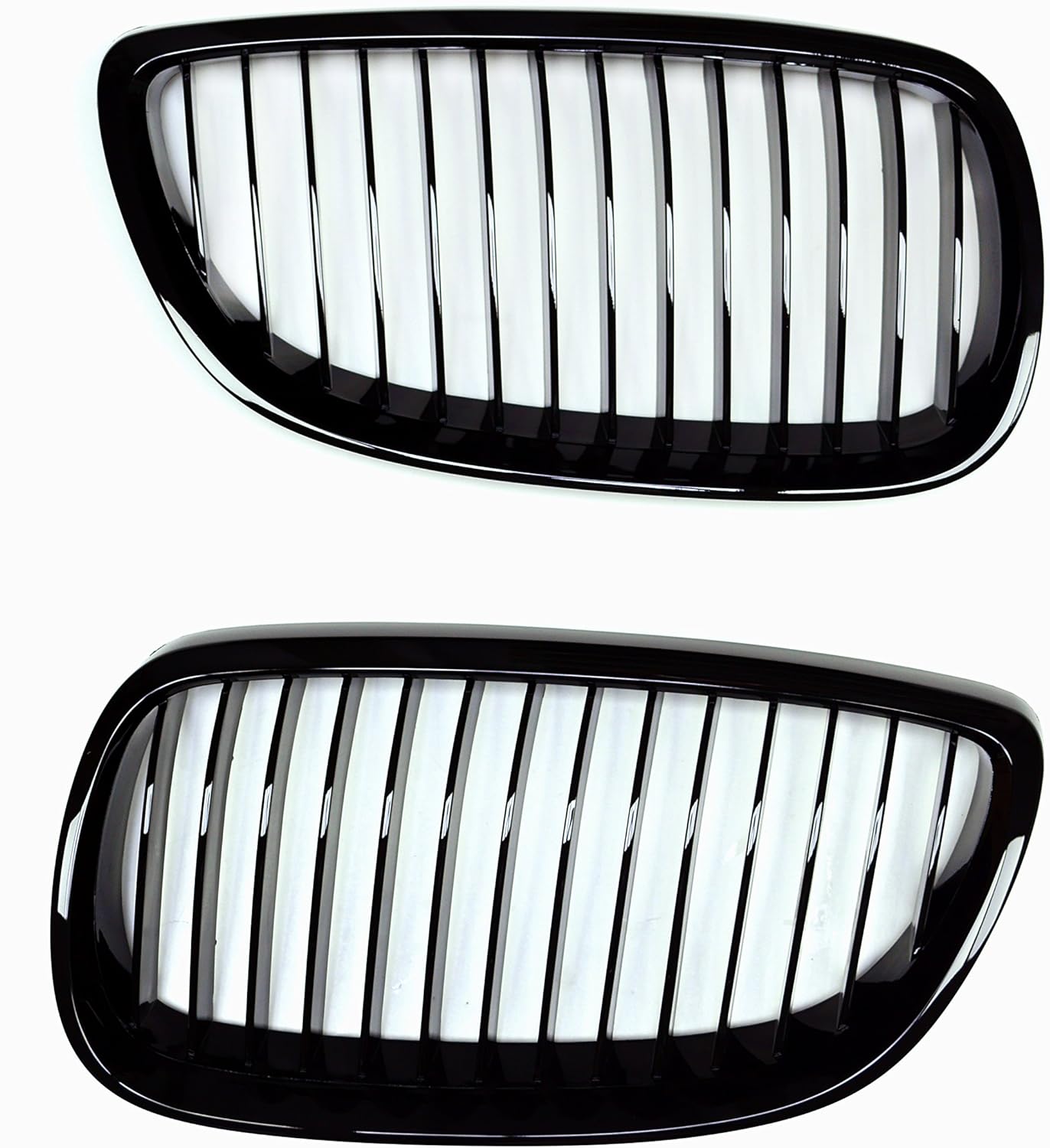 PA 1 SET Gloss Piano Black Front Kidney Grille for BMW E92 (2PCS/PAIR) - PA LED BULB - HYUGA - Little Red General Store