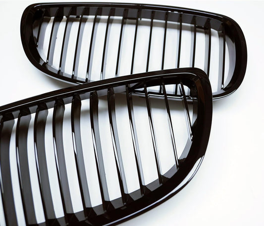 PA 1 SET Gloss Piano Black Front Kidney Grille for BMW E92 (2PCS/PAIR) - PA LED BULB - HYUGA - Little Red General Store