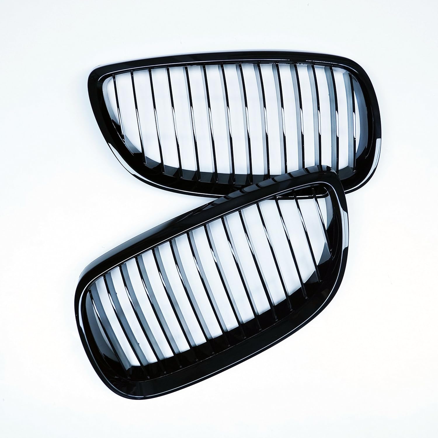 PA 1 SET Gloss Piano Black Front Kidney Grille for BMW E92 (2PCS/PAIR) - PA LED BULB - HYUGA - Little Red General Store