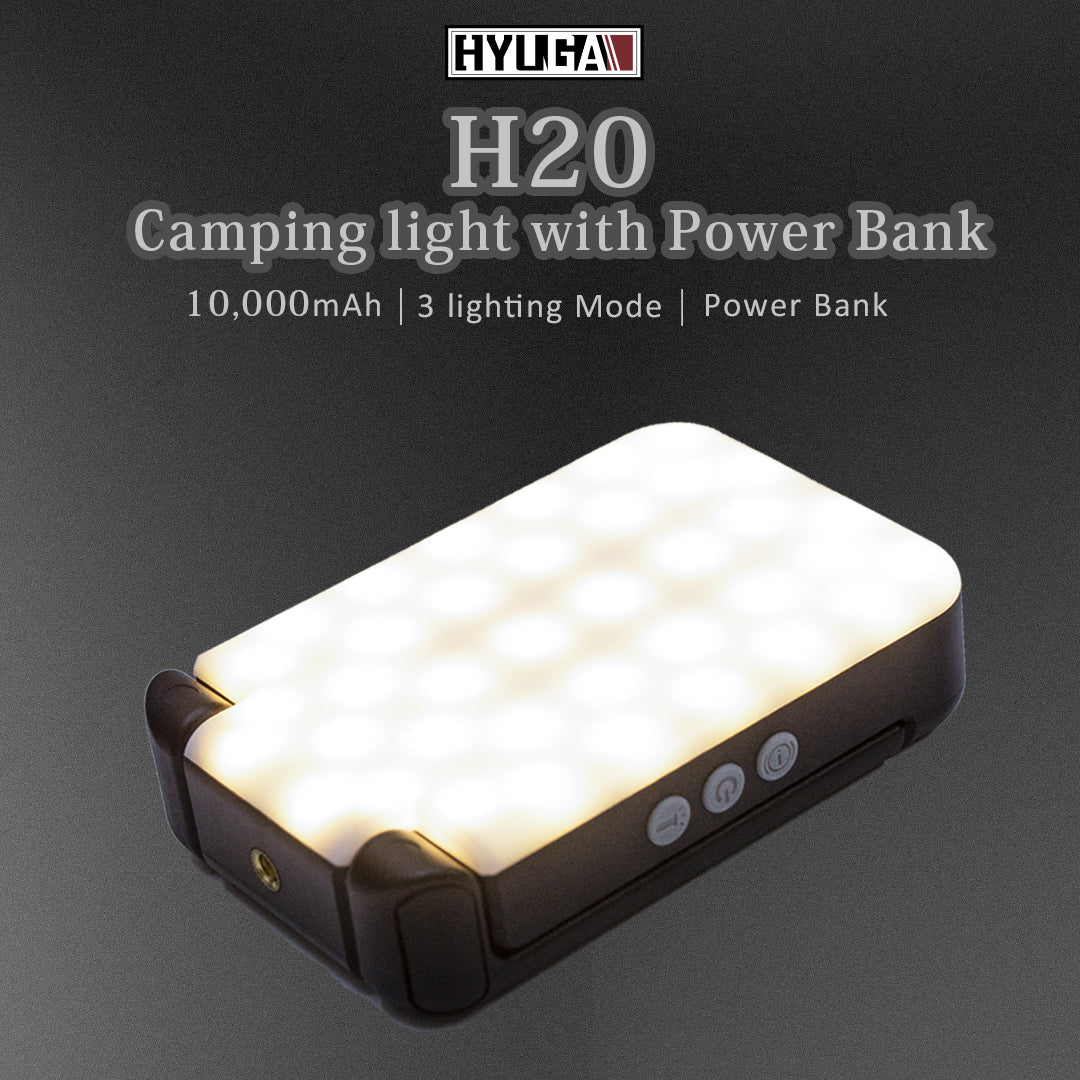 LED Camping Lantern Rechargeable Light 10,000mAh Power Bank Tent Lamp IP64 Waterproof 800LM 5 Light Modes for Camping, Hiking, Hurricane Emergency, Home use and Car (1 PCS) - PA LED BULB - HYUGA - Little Red General Store