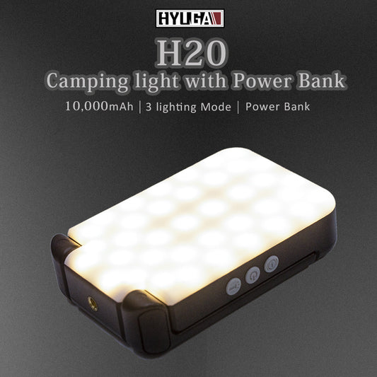 LED Camping Lantern Rechargeable Light 10,000mAh Power Bank Tent Lamp IP64 Waterproof 800LM 5 Light Modes for Camping, Hiking, Hurricane Emergency, Home use and Car (1 PCS) - PA LED BULB - HYUGA - Little Red General Store
