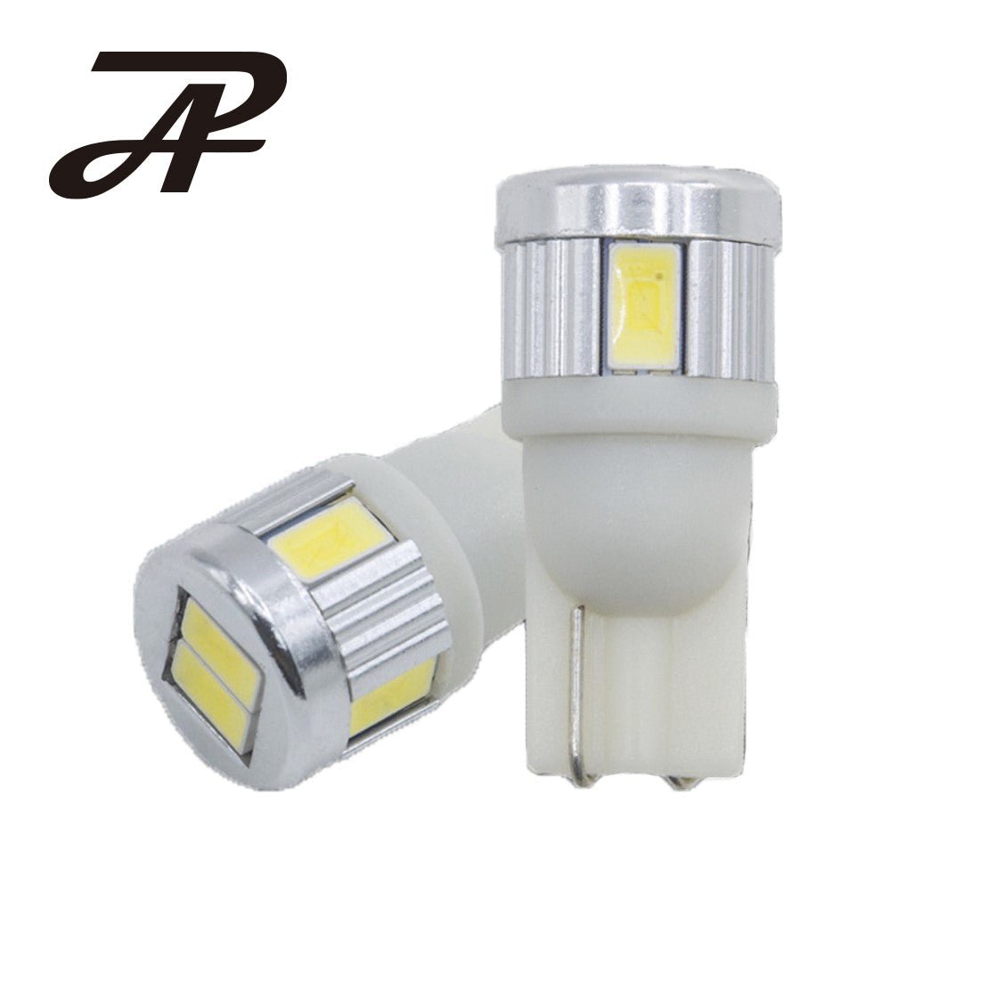 LED Pinball Bulbs 6SMD T10 555 w5w 5630 White AC/DC 6.3V HYUGA(Pack of 10) - PA LED BULB - HYUGA - Little Red General Store