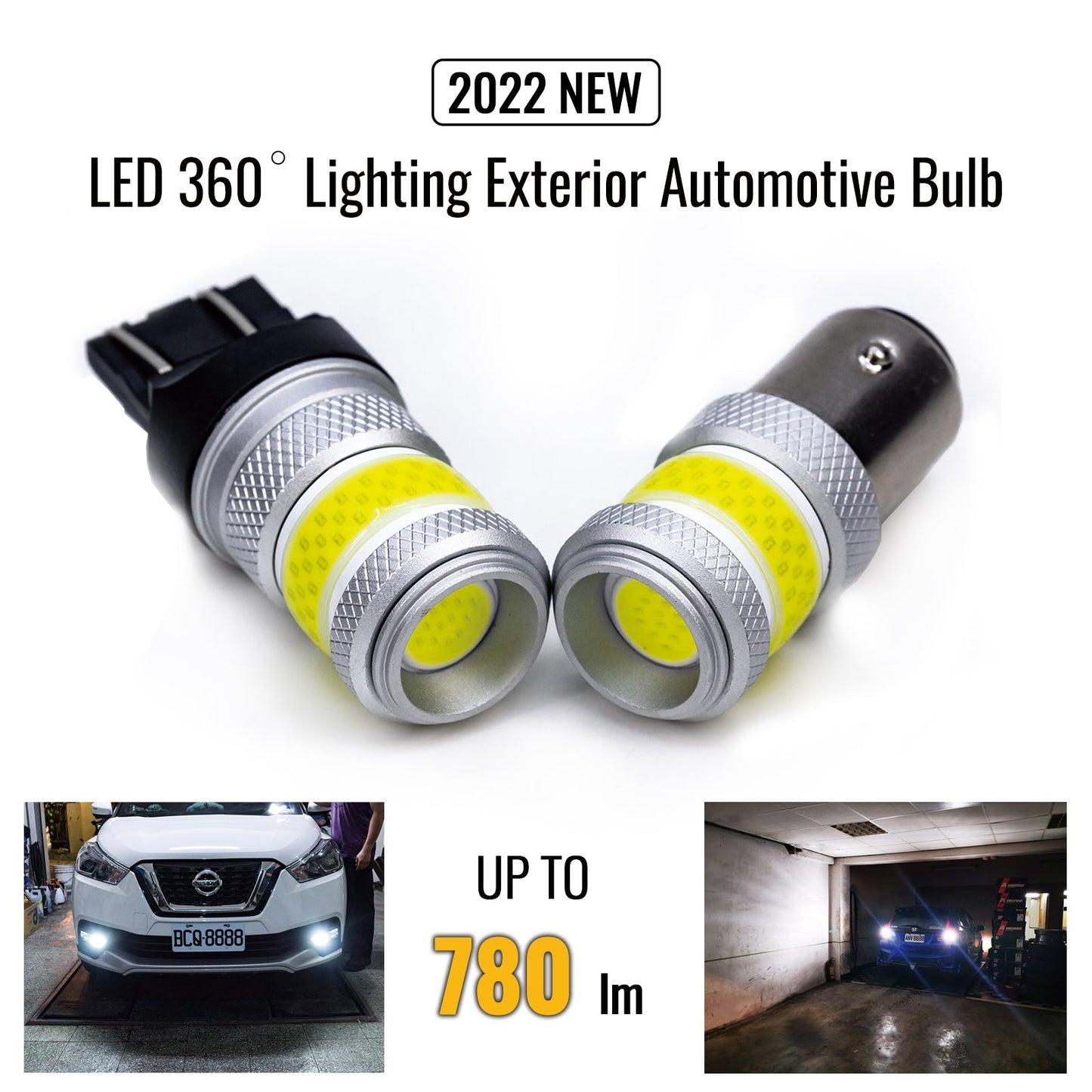 HX6 LED Reverse Light White 6000K fit for Alfa Romeo Giulietta Giulieta (Anti Hyper Flash) - (Pack of 2) - PA LED BULB - HYUGA - Little Red General Store