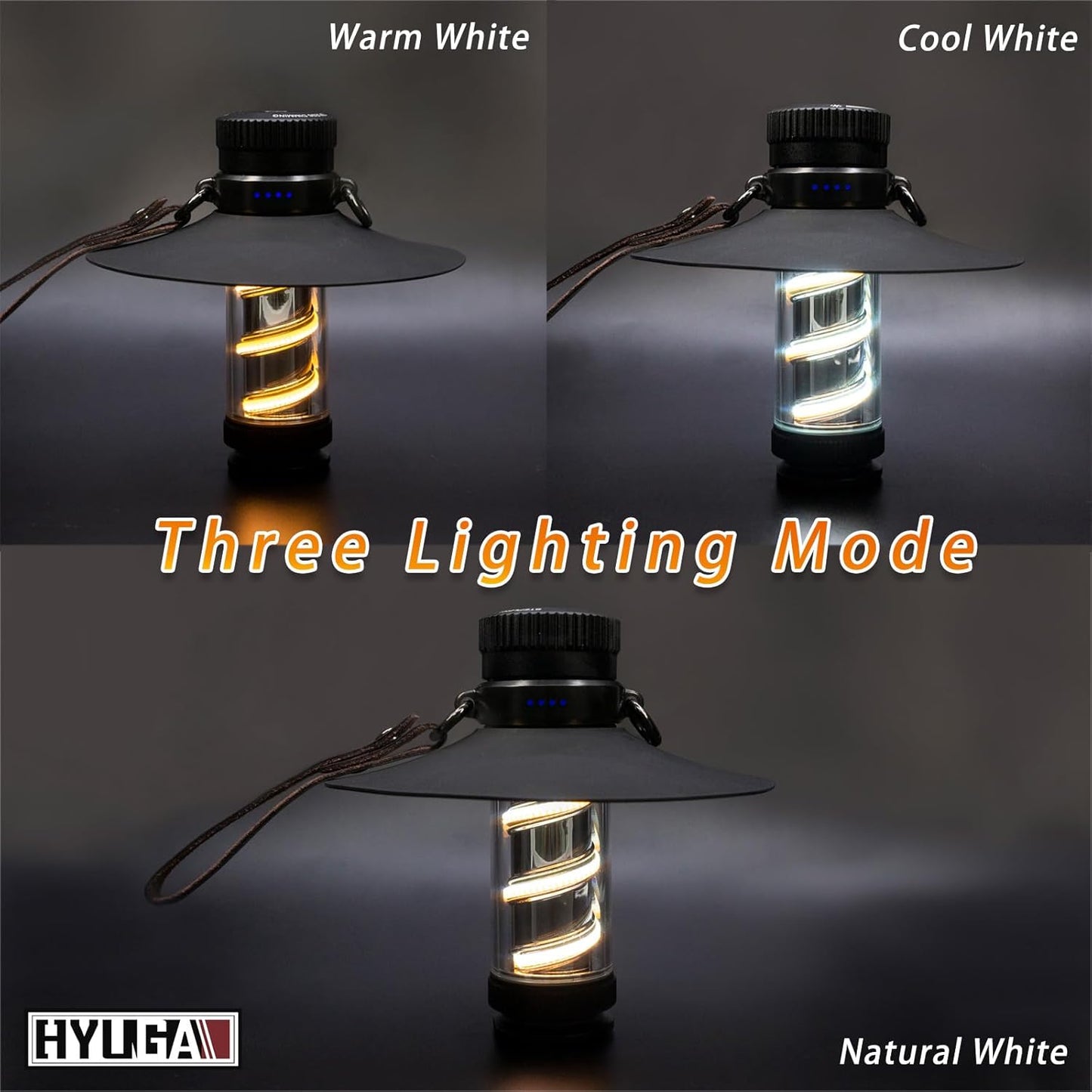 LED Camping Lantern【Ultra High Brightness 600 Lumens / Type - C / Daylight, Cool White, Warm White 】camping light camping essentials flashlight camping accessories camping gear - PA LED BULB - HYUGA - Little Red General Store