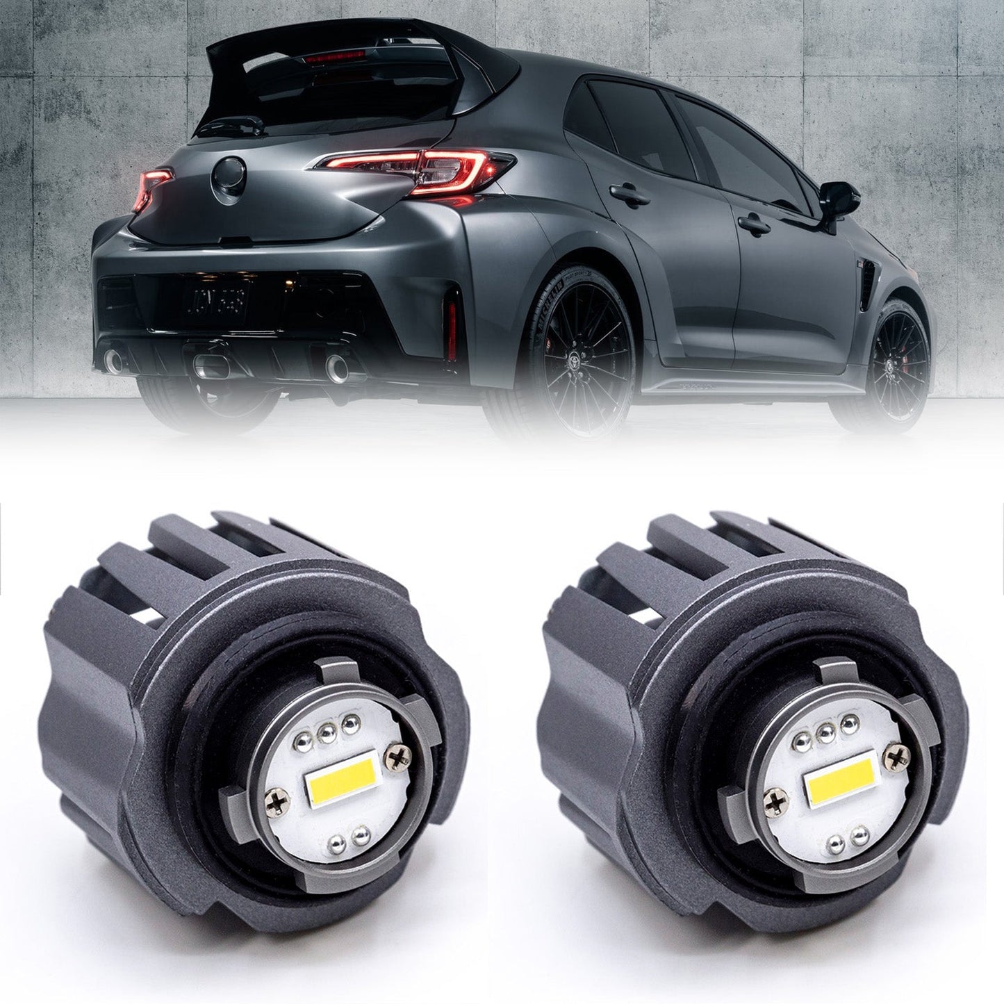 LW5B TR1 2x LED Reversing Backup Light Bulbs 6000K White 30W Plug and Play Compatible with 2019~ Toyota Corolla Hatchback, GR Corolla, Lexus UX200 UX250h UX300e LX600 LW5 LW5B LW5A HYUGA (Pack of 2) - PA LED BULB - HYUGA - Little Red General Store