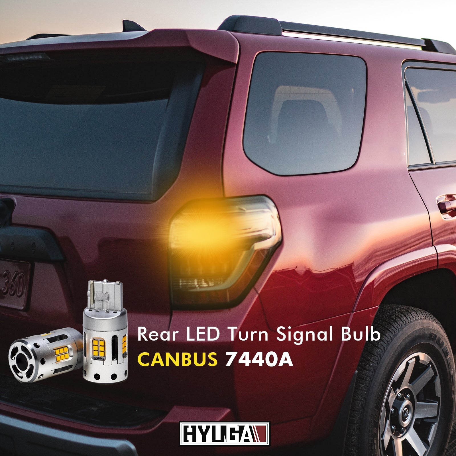 Compatible with 2006~2013 TOYOTA 4Runner Whole LED Replacement Package (low high beam headlight, fog light, turn signal, reverse light, interior light) - PA LED BULB - HYUGA - Little Red General Store