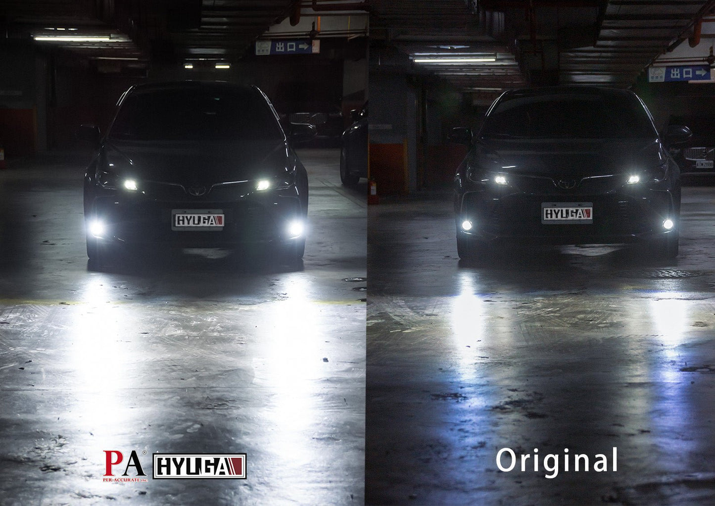 HYUGA LED Fog Light Bulbs TF1 6000K White 3000K Amber 30W Plug and Play Compatible with 2020~ Corolla Cross, Corolla, CHR, SIENTA, RAV4, HILUX (Pack of 2) - PA LED BULB - HYUGA - Little Red General Store
