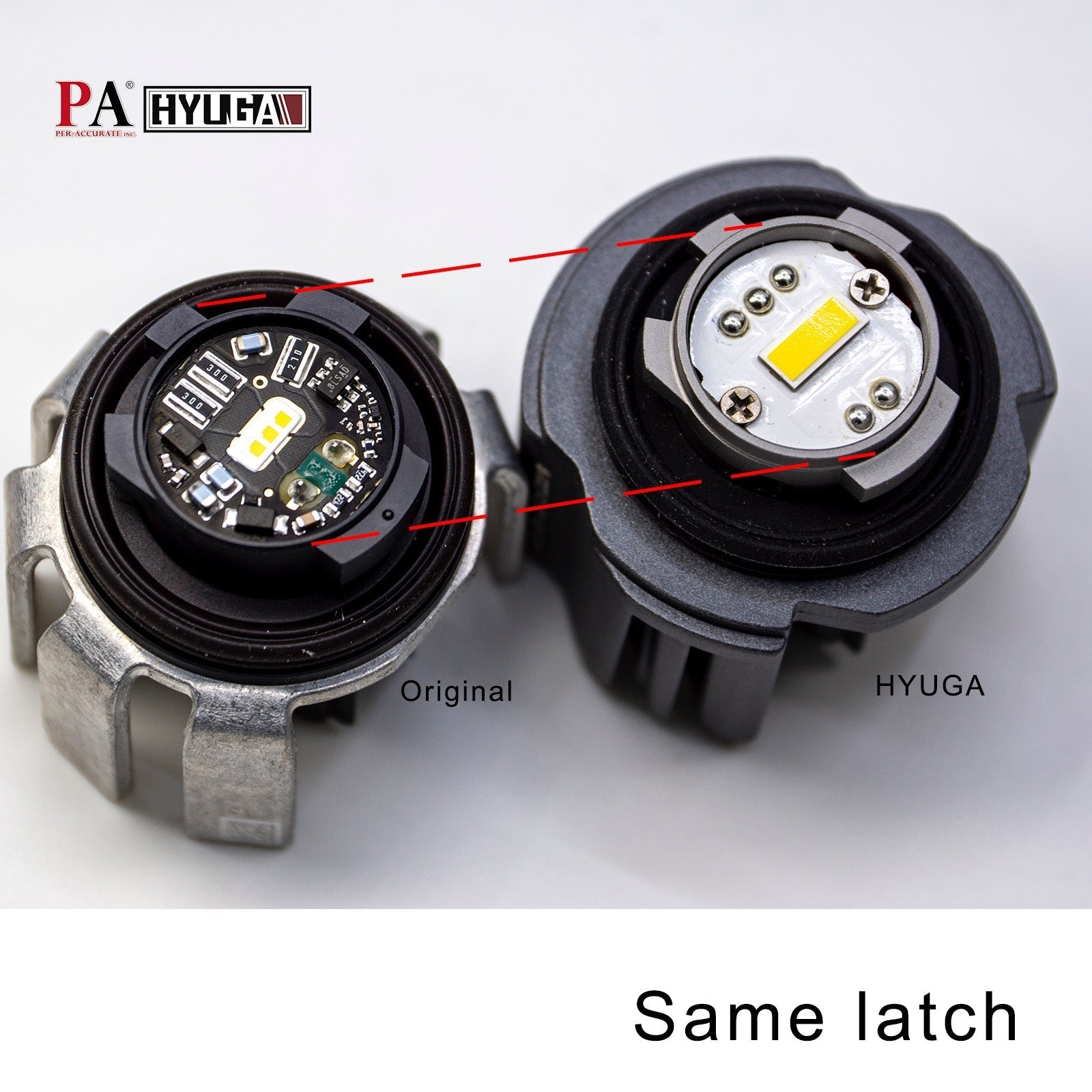 HYUGA LED Fog Light Bulbs TF1 6000K White 3000K Amber 30W Plug and Play Compatible with 2020~ Corolla Cross, Corolla, CHR, SIENTA, RAV4, HILUX (Pack of 2) - PA LED BULB - HYUGA - Little Red General Store