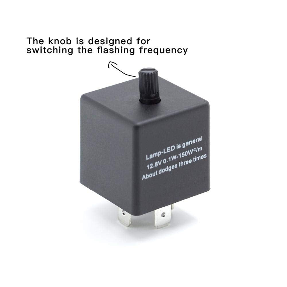3 - PIN CF13 12V 20A Adjustable Electric Flasher Relay: Anti Hyper Flash For Ford, HYUNDAI, Nissan, Subaru, Honda - PA LED BULB - HYUGA - Little Red General Store