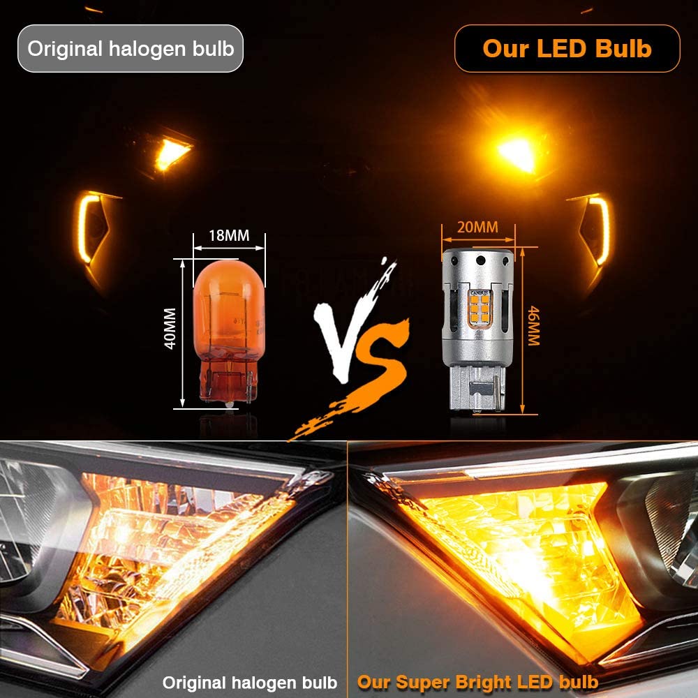 Compatible with 2019 - 2021 TOYOTA RAV4 LED Whole Replacement Package (fog light, turn signal, reverse light, map light, dome light...) - PA LED BULB - HYUGA - Little Red General Store