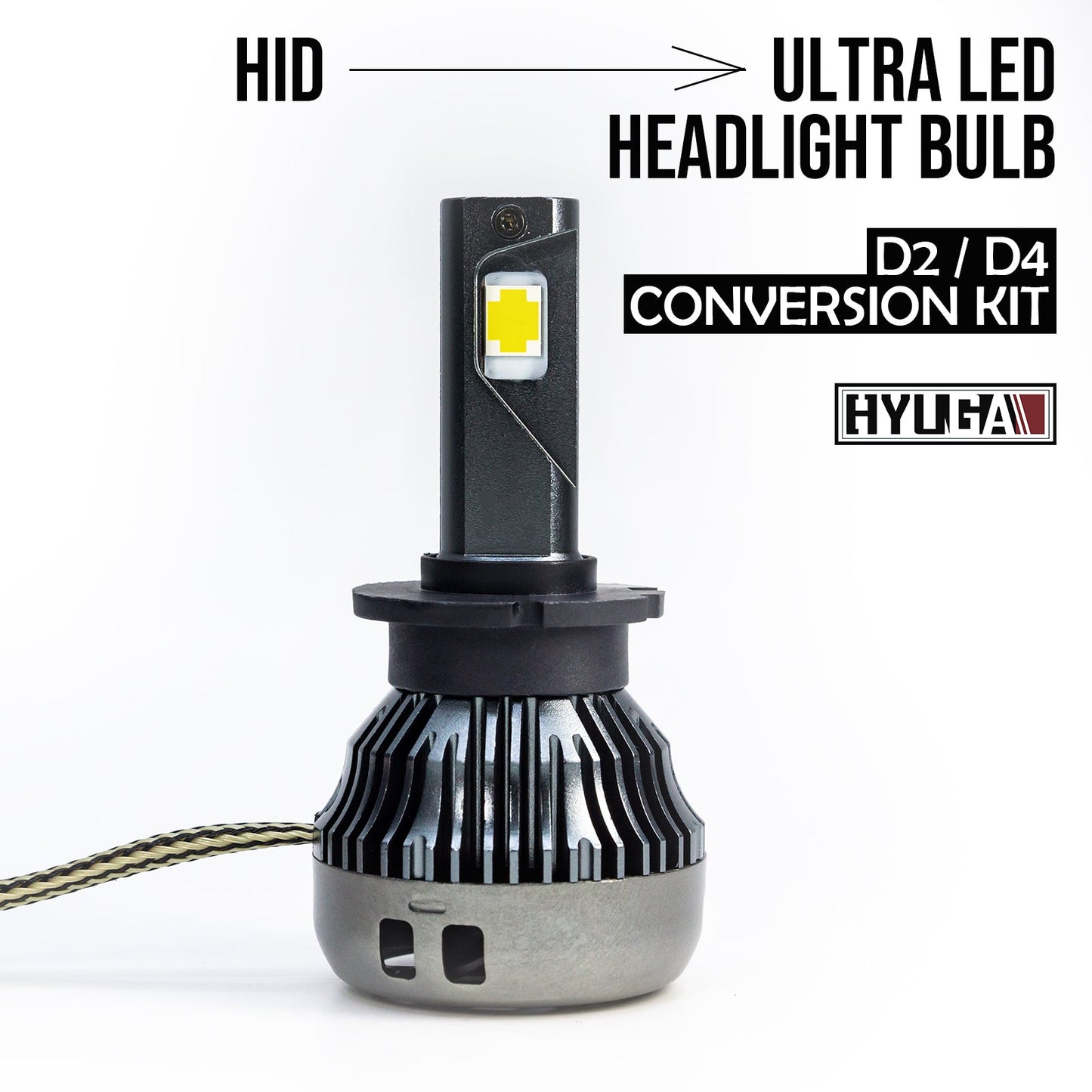 D2S D2R D4S D4R HID To LED Headlight Bulb Conversion Kit, 7545 CSP Plug & Play HDX HYUGA - PA LED BULB - HYUGA - Little Red General Store