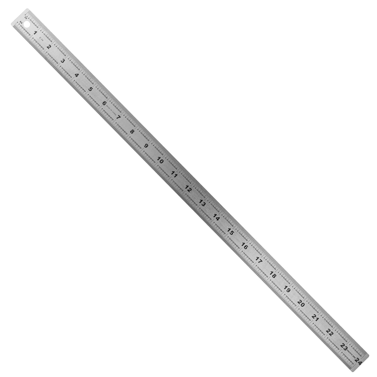 Pacific Arc Stainless Steel Ruler with 32nd and 64th Graduations - Pacific Arc - Little Red General Store