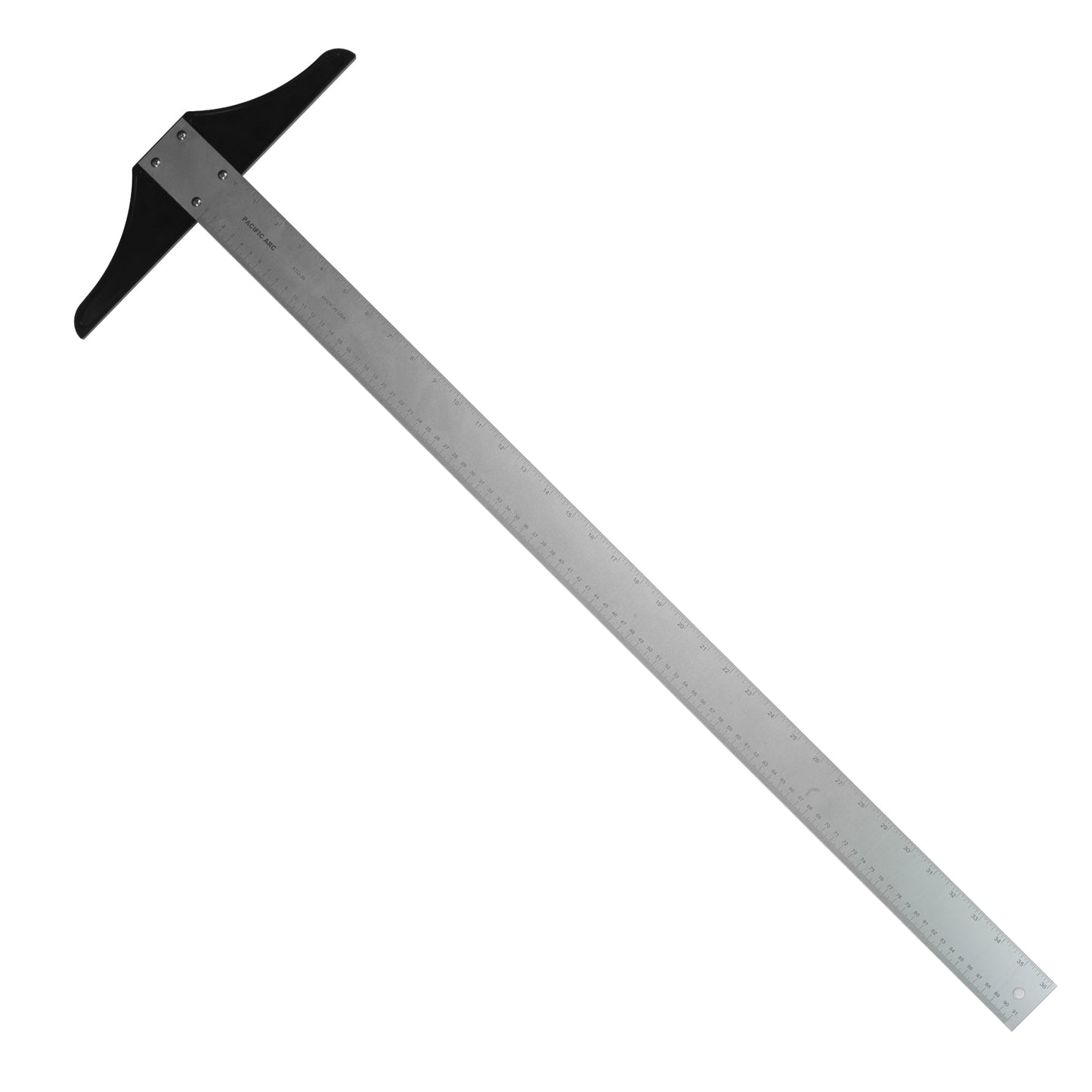 Pacific Arc: T - Square, Aluminum, Scholastic - inch/Metric 12" - 36" Drawing and Design tool for students and professionals, Great for Carpentry, Drafting Architecture, Engineering, and Art - Pacific Arc - Little Red General Store