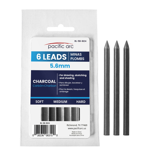 Pacific Arc 5.6mm Lead Holder Refills 6pc Set - Pacific Arc - Little Red General Store