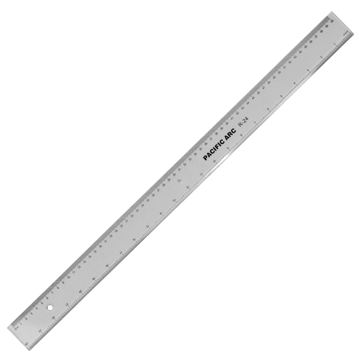 Pacific Arc - 12 Inch Ruler Clear Plastic, Graduations in Inches and Centimeters - Pacific Arc - Little Red General Store