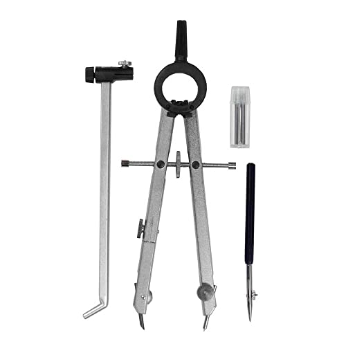 Pacific Arc Pro Series: Spring Bow Drafting Compass w/Ruling Pen & Extension Bar - Fixed Leg - Made in Germany - Pacific Arc - Little Red General Store