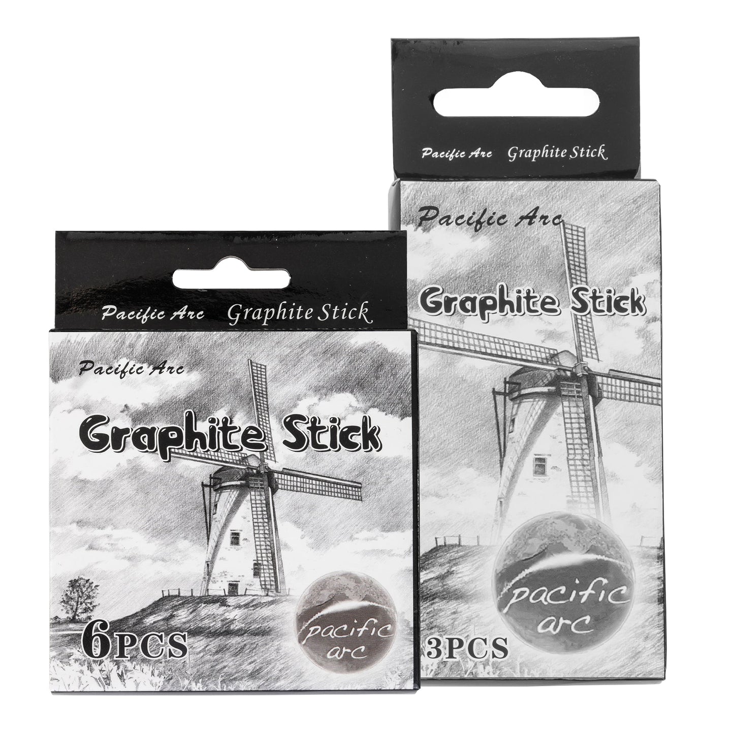 Pacific Arc Premium Graphite Drawing Pencils for Artists, Set - Professional Pencils for Drawing, Drafting, Sketching and Shading 6 pack - Great Art Supply Set for Adults and Kids - Pacific Arc - Little Red General Store