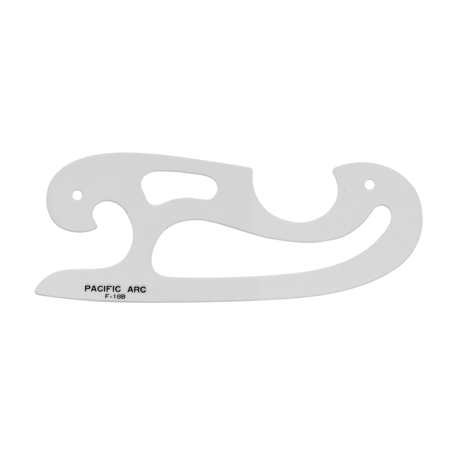 Pacific Arc,Professional French Curves, Acrylic, Plain Edge, 5.25 Inches - Pacific Arc - Little Red General Store