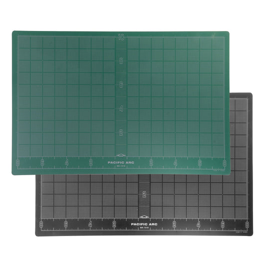 Double Sided Self Healing Cutting Mat - Thick and Durable Vinyl Rotary Cutting Mat for Sewing - Perfect Fabric Cutting Mat & Scrapbook Paper Cutting Mat - Pacific Arc - Little Red General Store
