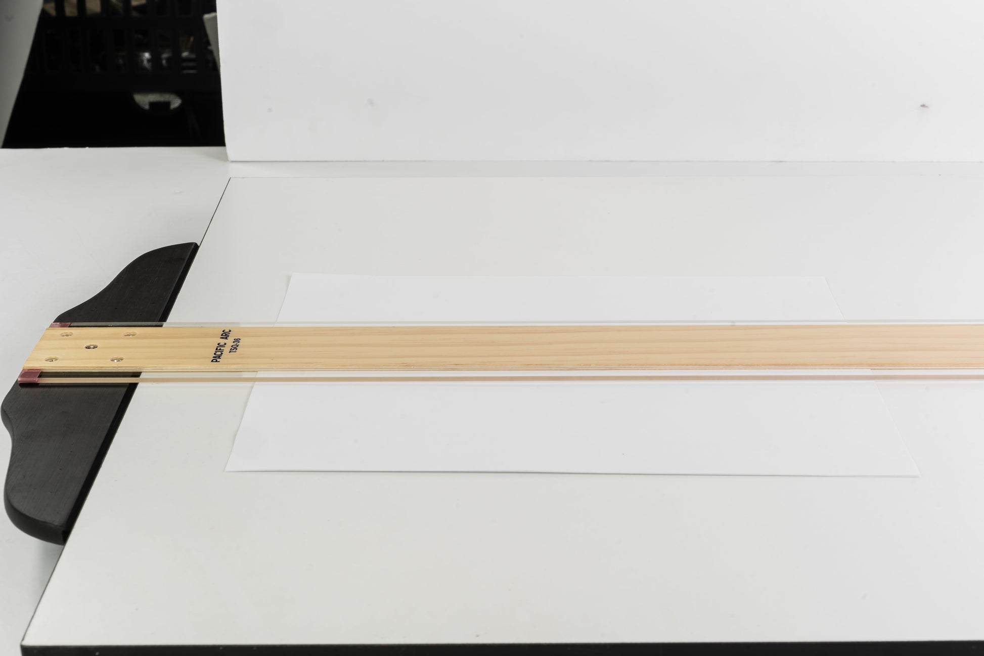 Pacific Arc 18 to 48 Inch T Square, Traditional Maple Blade with Acrylic Edge - Pacific Arc - Little Red General Store