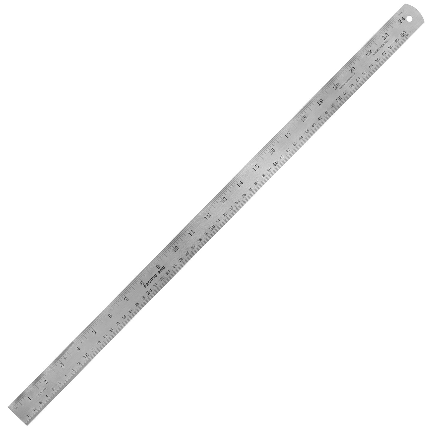Pacific Arc, Stainless Steel Ruler with Inch/Metric Conversion Table - Pacific Arc - Little Red General Store