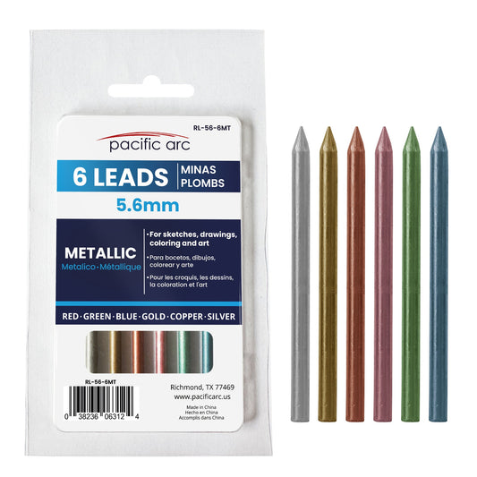 Pacific Arc 5.6mm Lead Holder Refills 6pc Set - Pacific Arc - Little Red General Store