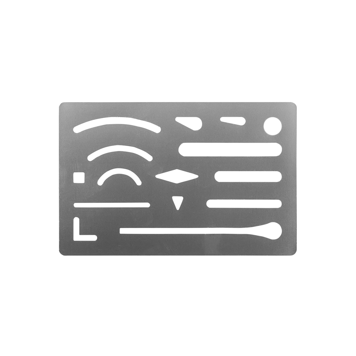 Pacific Arc - Professional Erasing Shield Solid Stainless Steel with 26 Openings - Pacific Arc - Little Red General Store