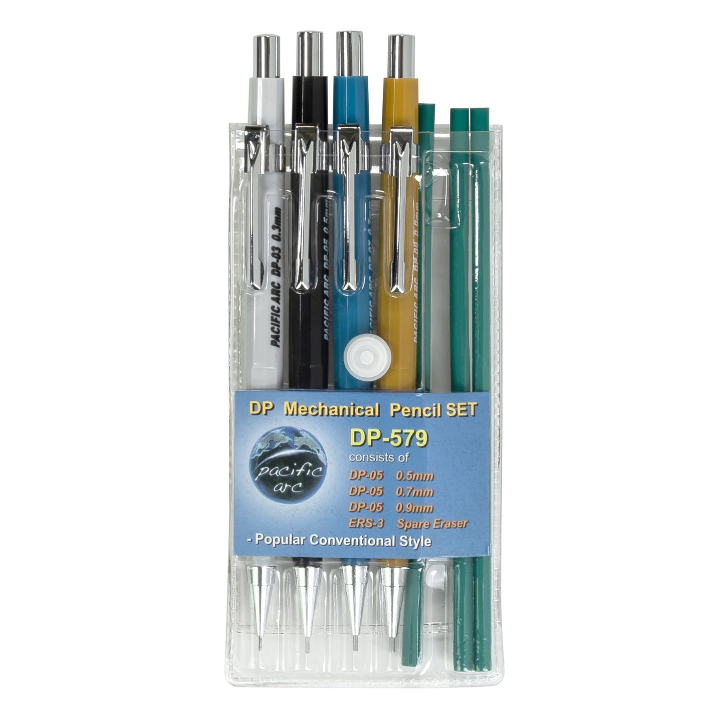 Pacific Arc, Traditional Fine Line Mechanical Pencil with Fixed Sleeve - Pacific Arc - Little Red General Store