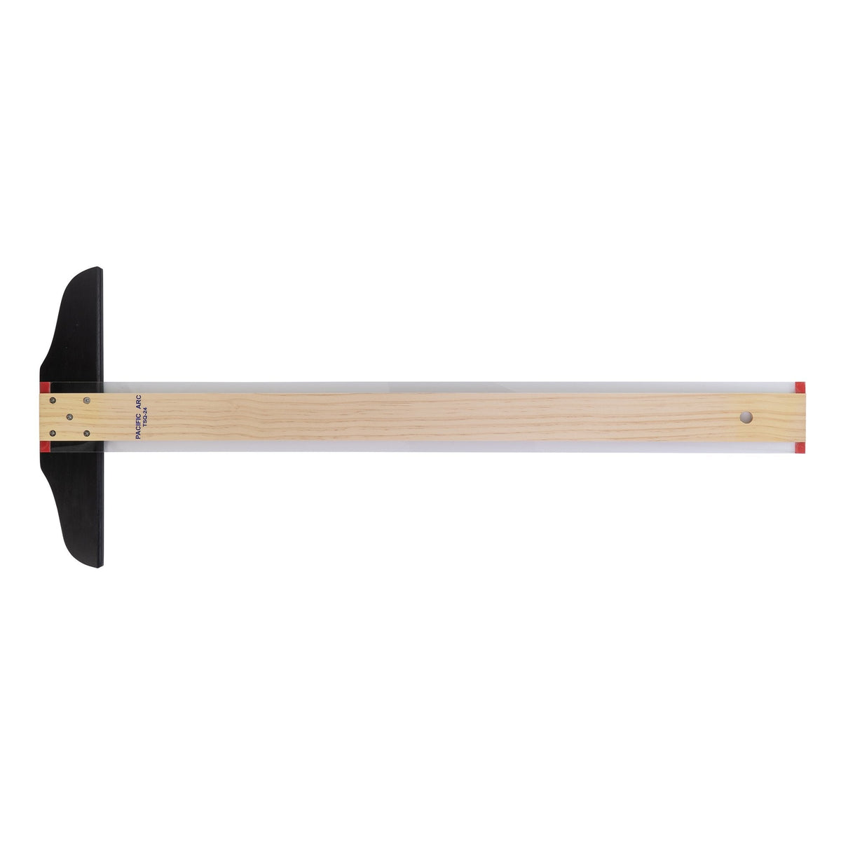 Pacific Arc 18 to 48 Inch T Square, Traditional Maple Blade with Acrylic Edge - Pacific Arc - Little Red General Store