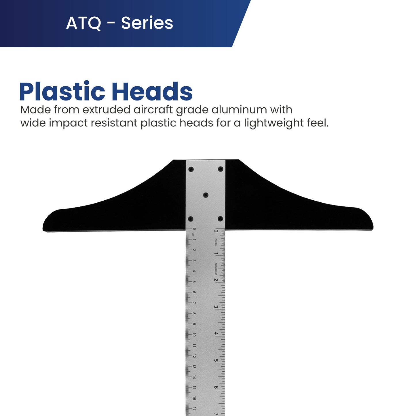 Pacific Arc: T - Square, Aluminum, Scholastic - inch/Metric 12" - 36" Drawing and Design tool for students and professionals, Great for Carpentry, Drafting Architecture, Engineering, and Art - Pacific Arc - Little Red General Store
