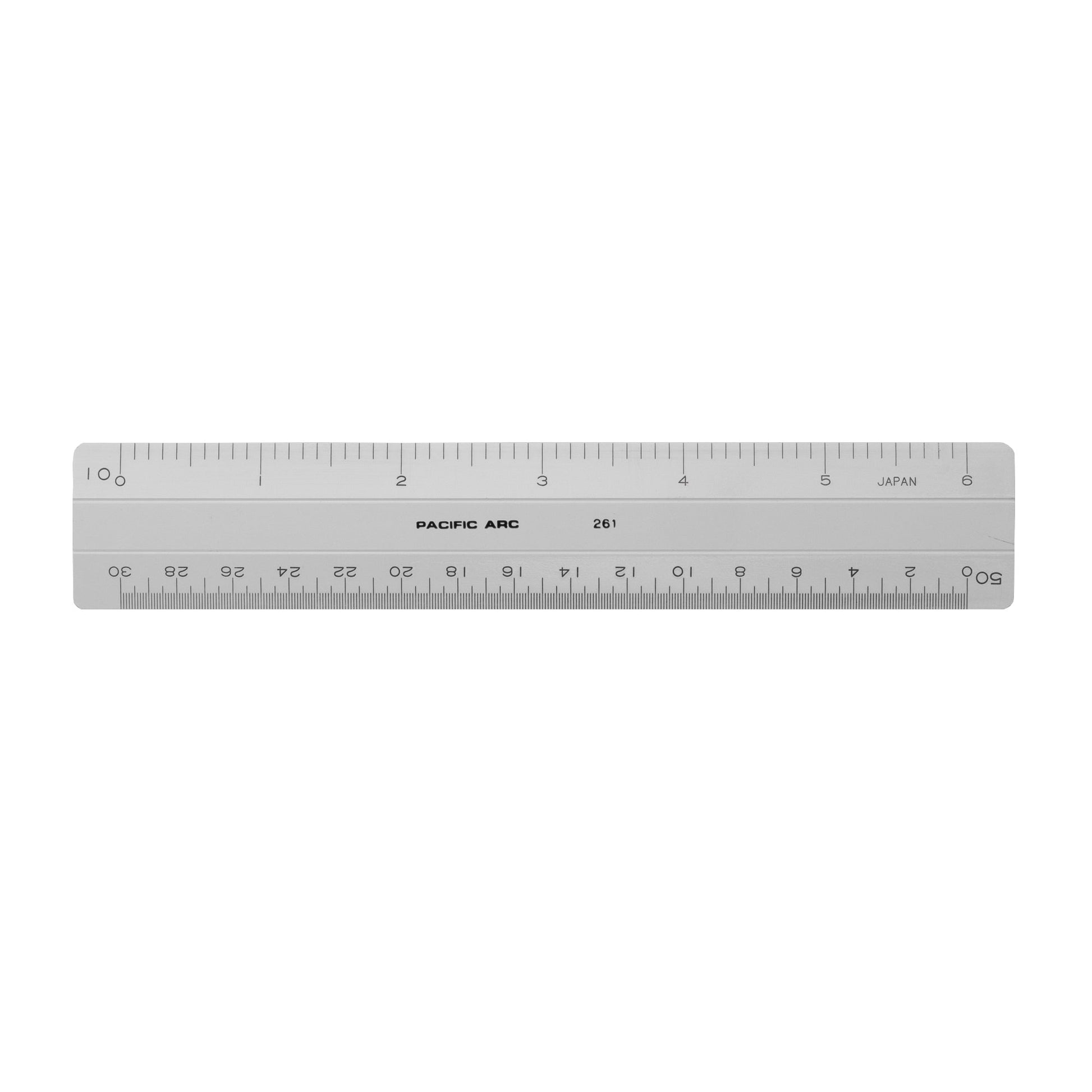 Pacific Arc, Professional 6" or 12" Four Bevel Flat Scale Ruler, Plastic, Architect, Engineer, Metric, and Combo graduations, 4 Bevel Scales for Drafting, Architecture, and Engineering - Pacific Arc - Little Red General Store