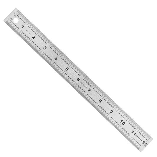 Pacific Arc Stainless Steel Ruler with 32nd and 64th Graduations - Pacific Arc - Little Red General Store