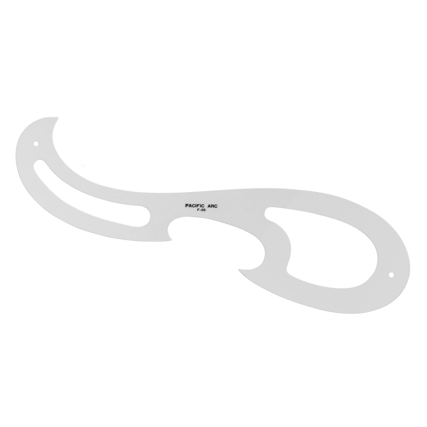 Pacific Arc,Professional French Curves, Acrylic, Plain Edge, 5.25 Inches - Pacific Arc - Little Red General Store