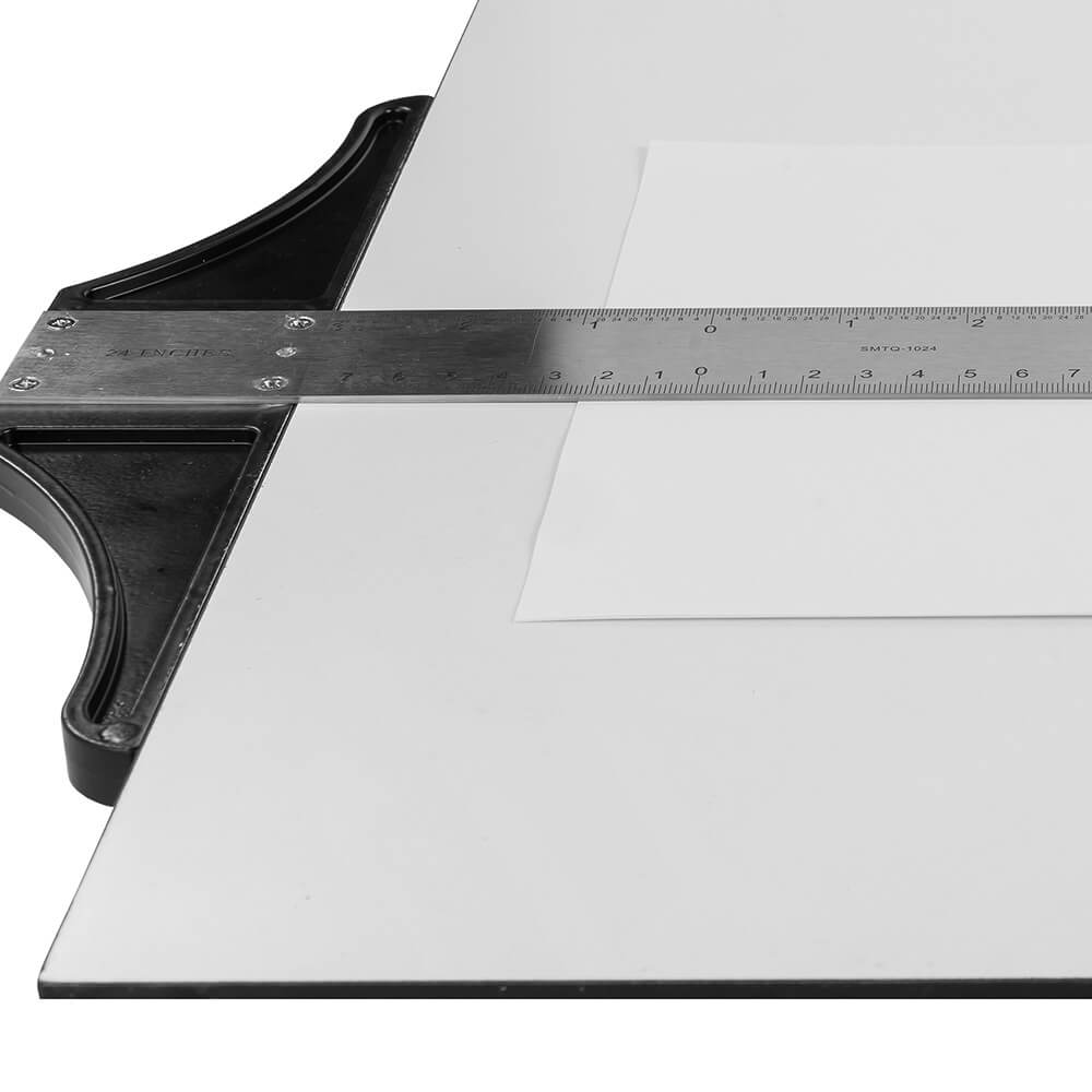 Pacific Arc 18 To 48 Inch T Square, Traditional Stainless Steel, Graduated Inch and Metric - Pacific Arc - Little Red General Store
